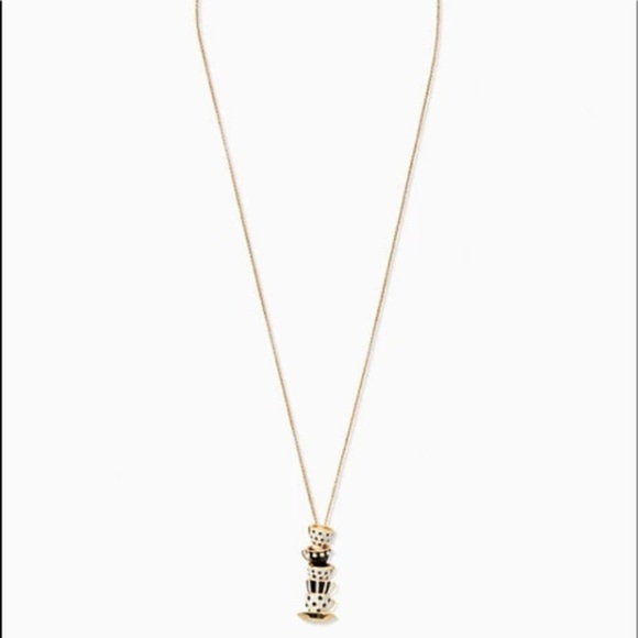 Kate Spade alice in wonderland stacked teacup pendant necklace - Picture 3 of 4